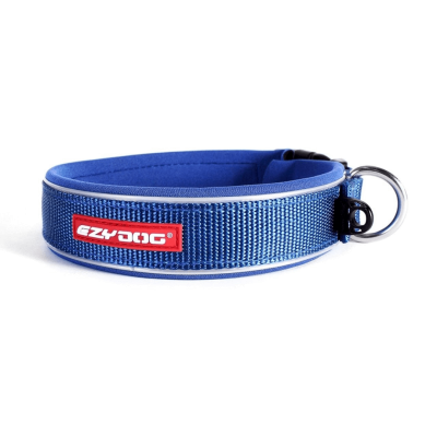 EzyDog Neo Dog Collar Small(34-38cm) Blue RRP 15 CLEARANCE XL 7.50